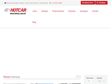 Tablet Screenshot of hotcar.com.br
